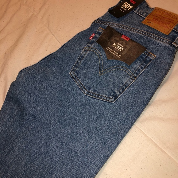 Levi’s 501 skinny jeans; size 29x28 - Picture 3 of 4